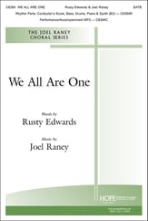 We All Are One SATB choral sheet music cover
